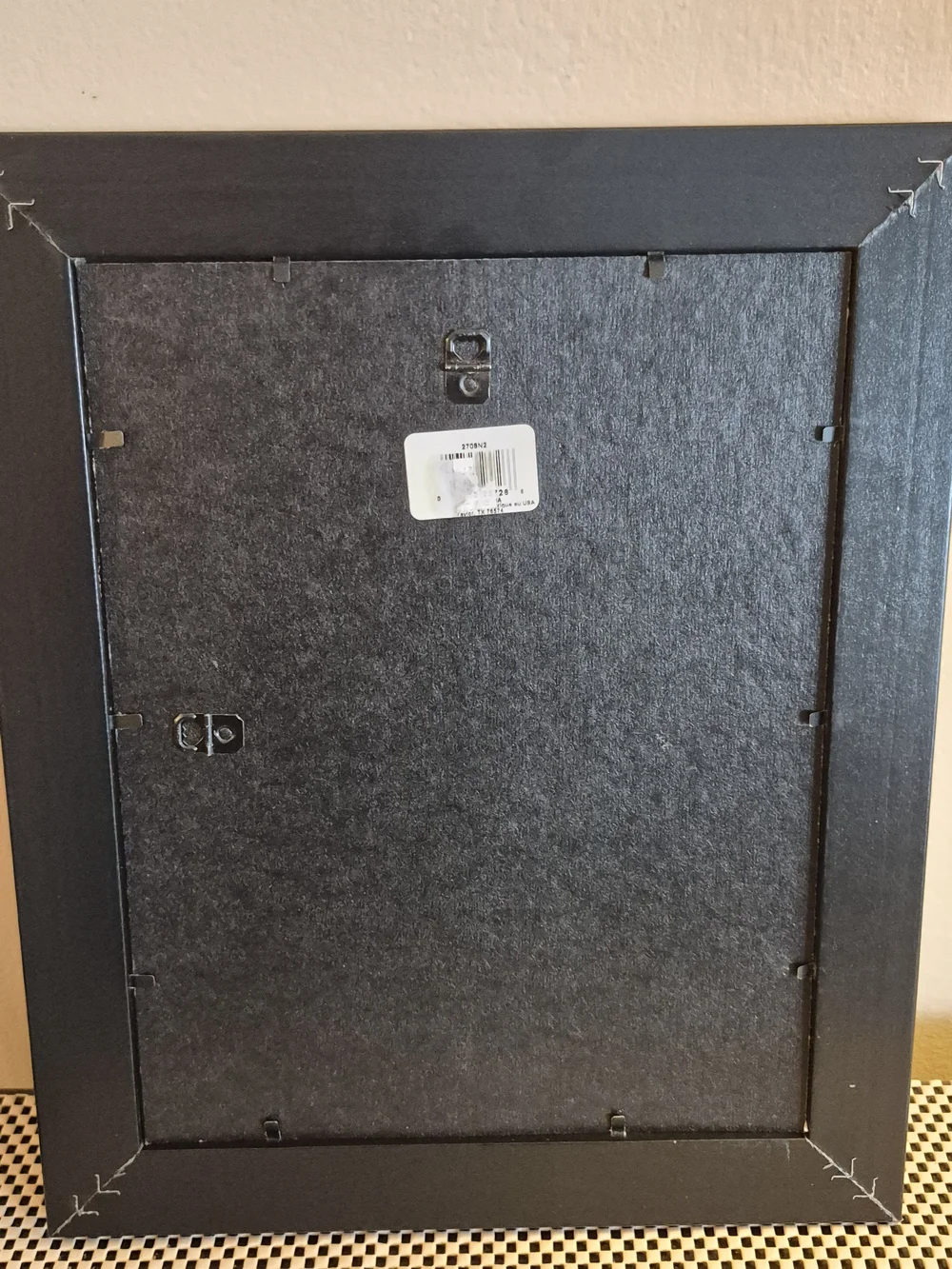 Sleek Black Photo Frame